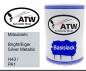 Preview: Mitsubishi, Bright/Eiger Silver Metallic, H43 / PA1: 500ml Lackdose, von ATW Autoteile West.